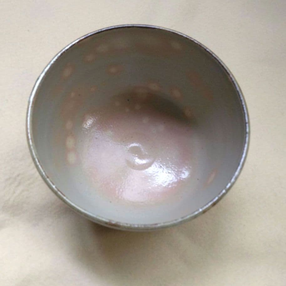 乾山吹流茶碗　南口閑粋　杣山焼 共箱