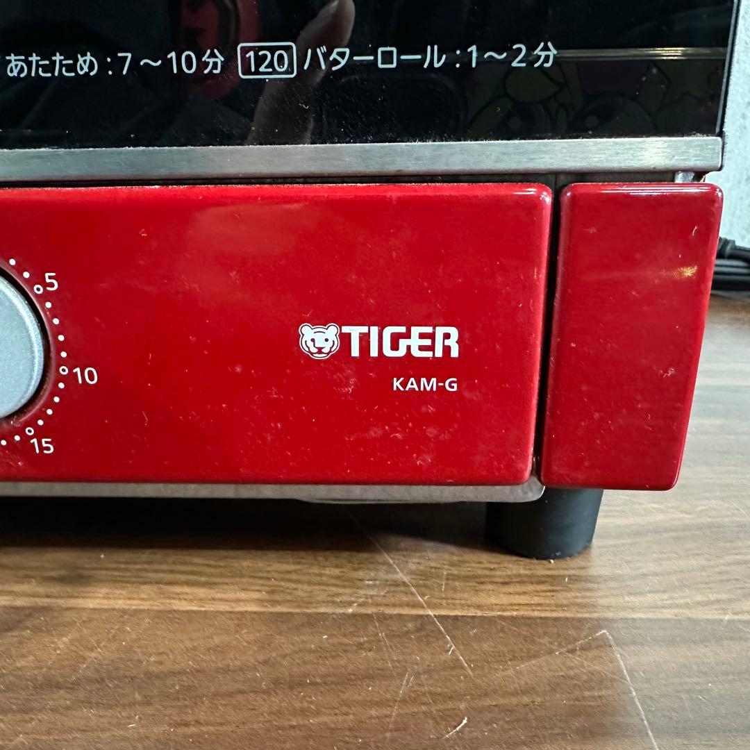 美品 タイガー オーブン トースター やきたて KAM-G130-R 17年製