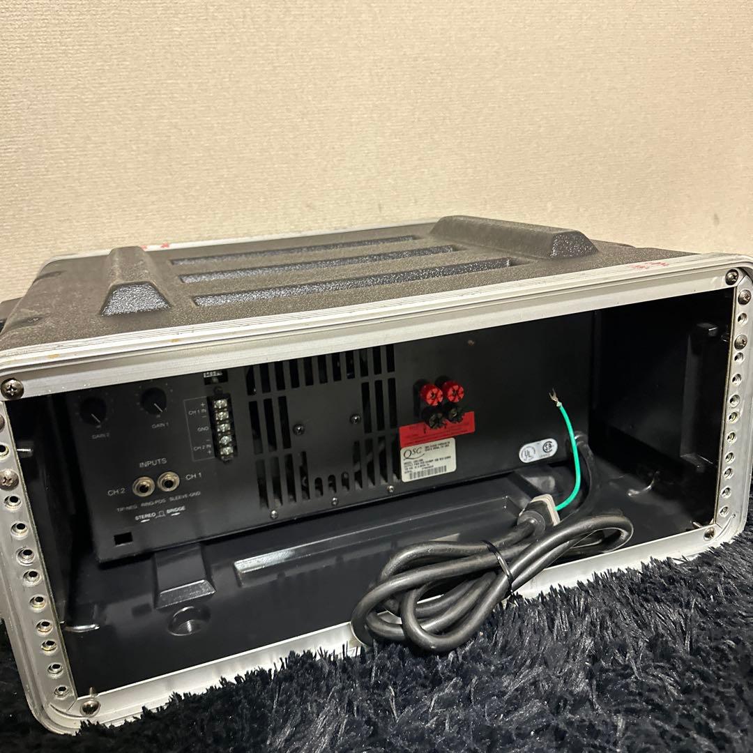 QSC AUDIO USA1300 ステレオパワーアンプ ハードケース付属