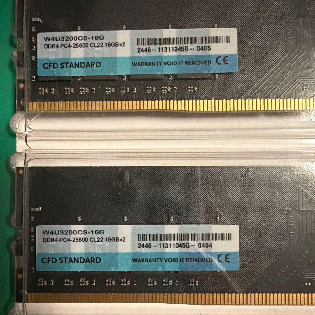 CFD DDR4 メモリ W4U3200CS-16G 16GBx2