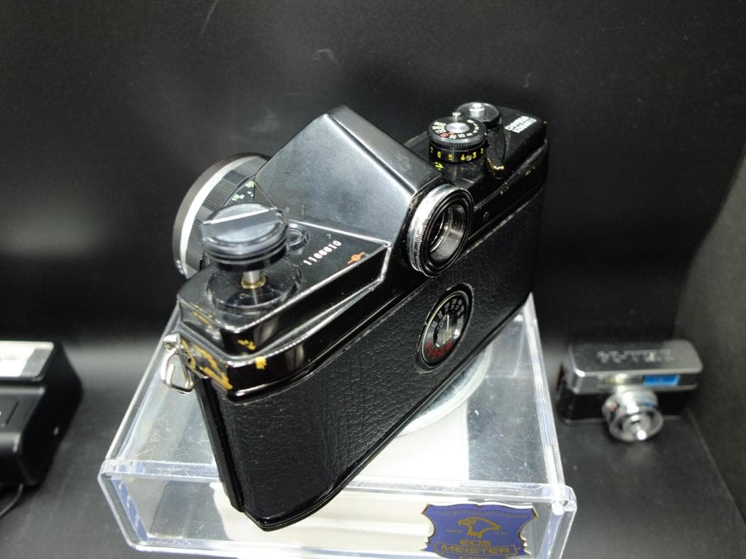 ミノルタSR-1前期型ブラック／ロッコールPF55mmF2付【実写確認済整備品】
