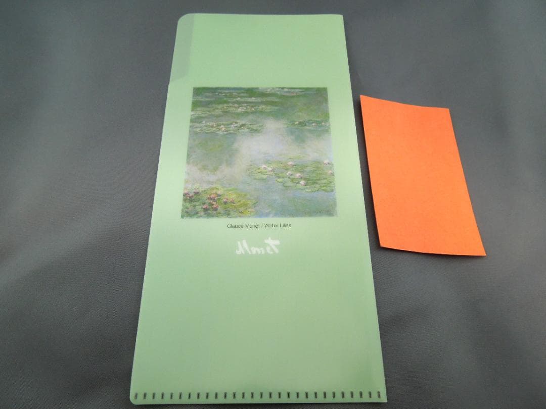 美術館グッズ【7830】　《題材シリーズ》各種ファイル　睡蓮（モネ）８種セット