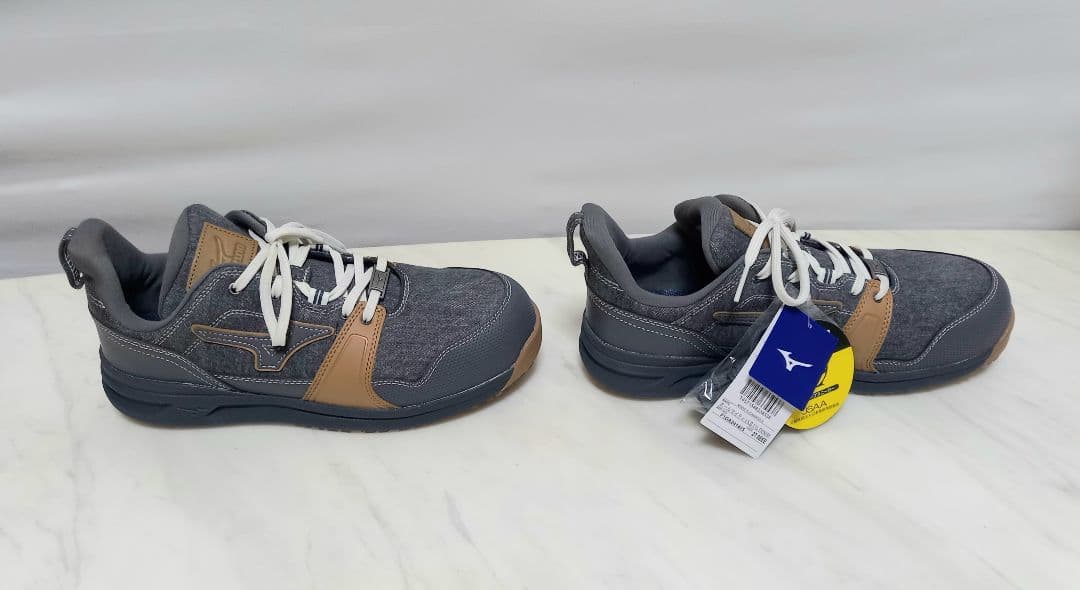 希少デニム安全靴 mizuno F1GA241405 紐タイプ サイズ27cm