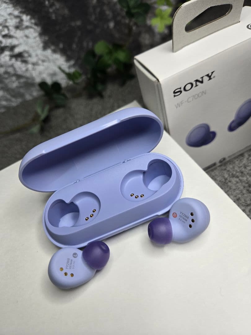 【美品】SONY WF-C700N ワイヤレスノイズキャンセリングイヤホン