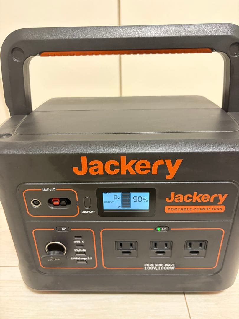 Jackery ポータブル電源1000 本体のみ