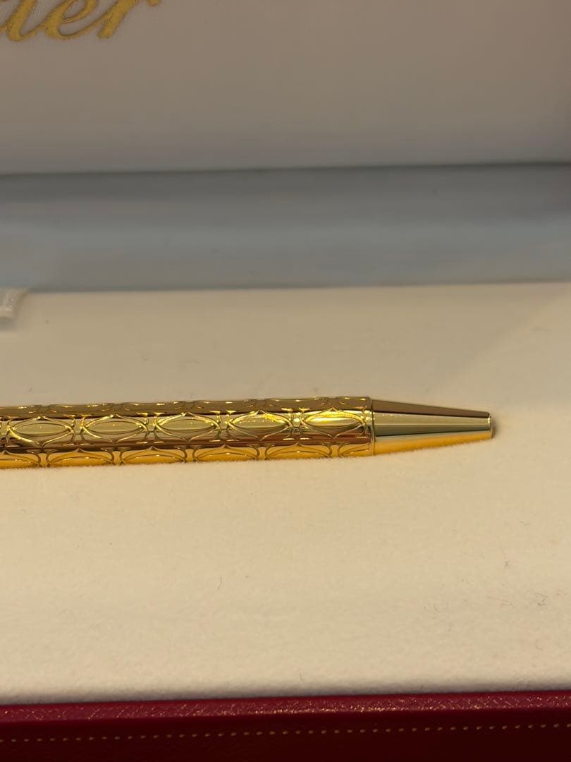 【美品】カルティエ　2Cデコール　ボールペン　ゴールド Cartier