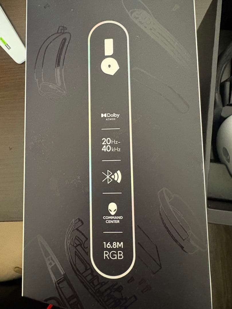 ALIENWARE 725H ゲーミングワイヤレスヘッドセット