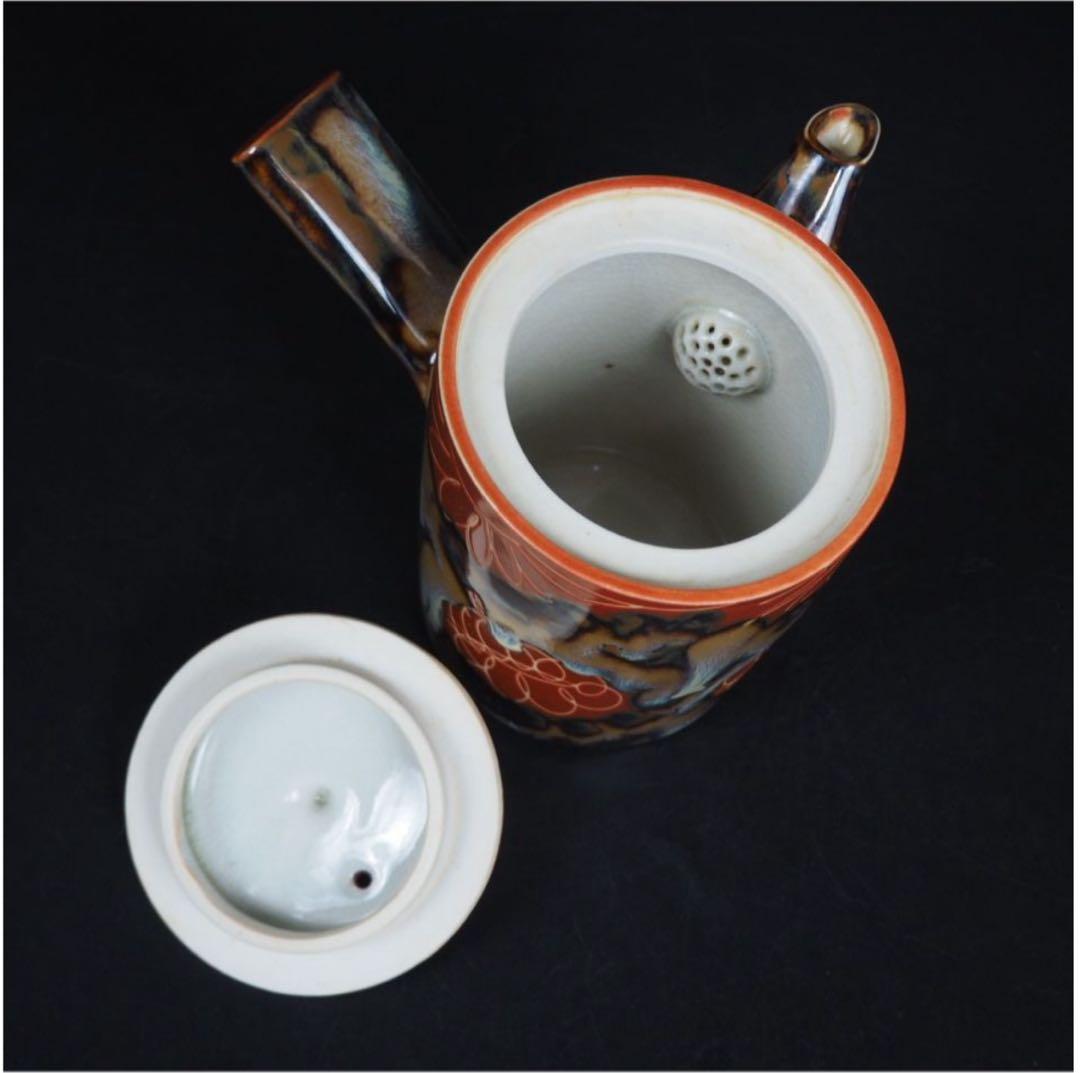 送料無料　自然釉　鮮やか　茶器セット