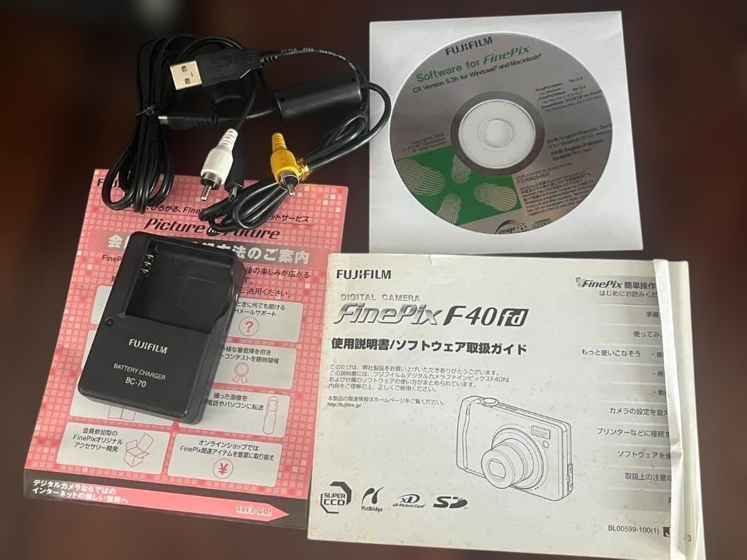 ◆FUJIFILM Finepix F40 デジタルカメラ ※訳有り動作品