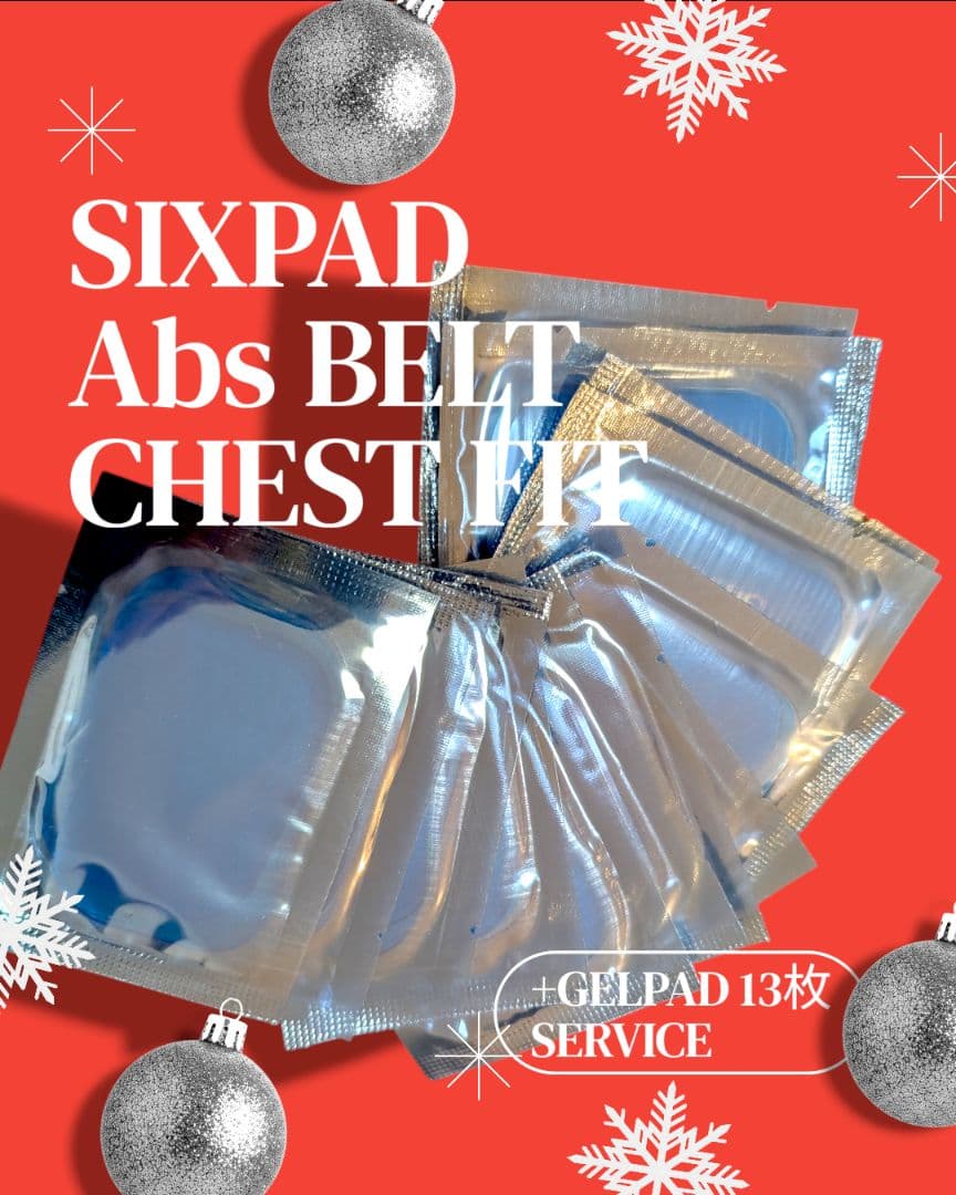 エクササイズグッズ SIXPAD Abs Belt CHEST fit set