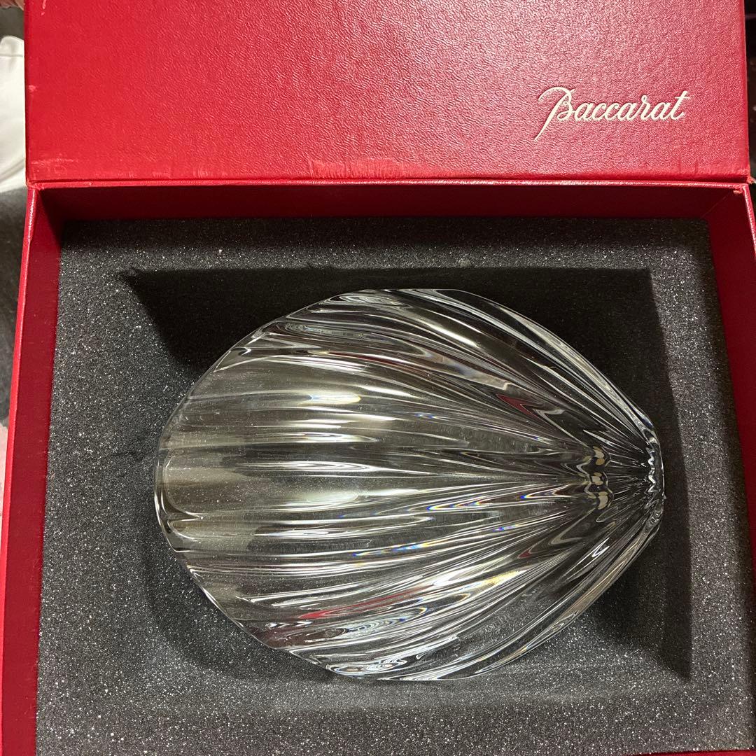 Baccarat 貝殻型クリスタルガラス　バカラ
