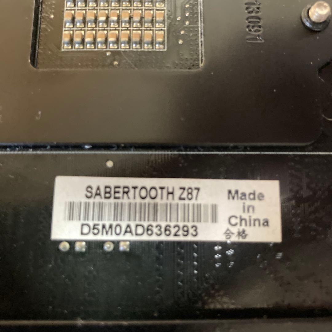セット:Core i7-4790S メモリ12GB SABERTOOTH Z87