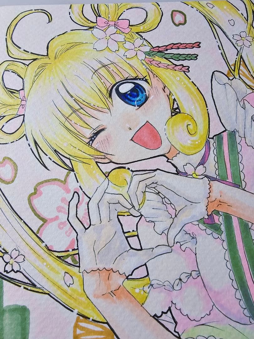 手描きイラスト ぴちぴちピッチ るちあ