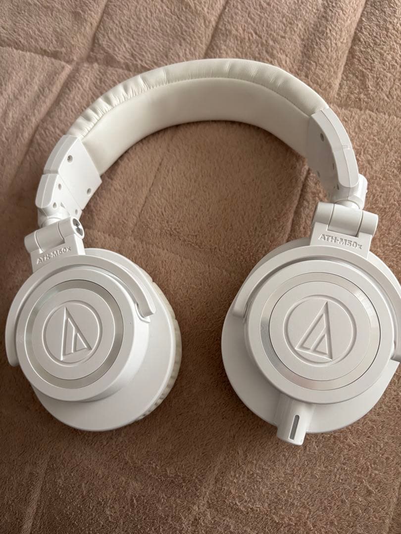 ⭐︎美品⭐︎Audio-Technica ATH-M50x 白ヘッドホン　おまけ付き