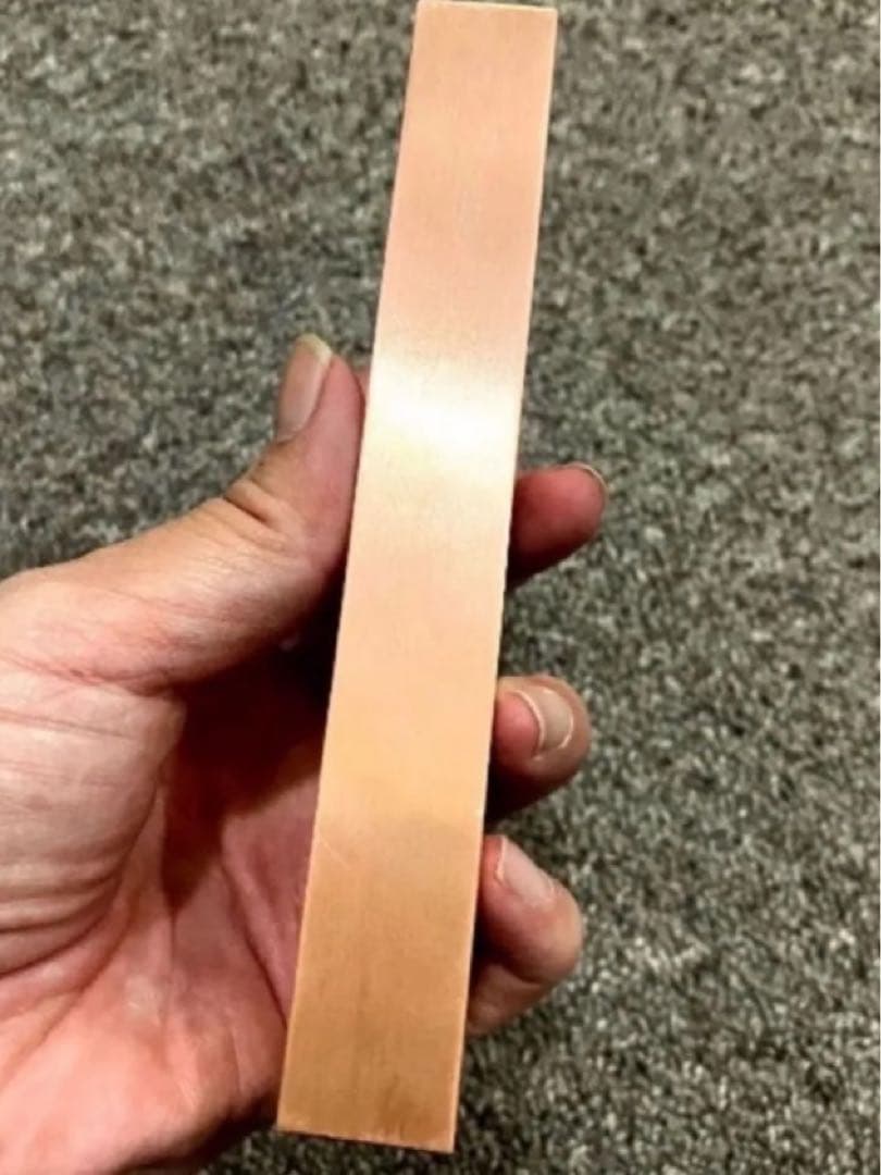 純銅　インゴット 3kg 999ファイン　銅延べ棒