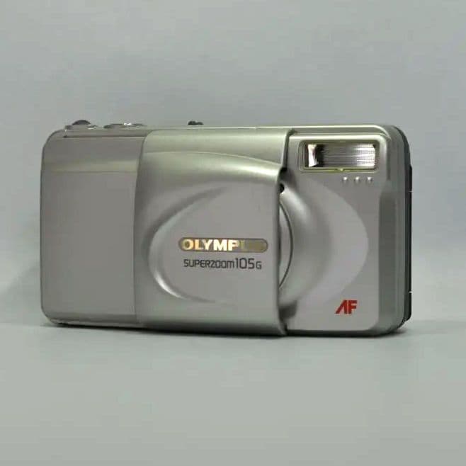 【美品、動作ＯＫ】OLYMPUS SUPERZOOM 105G フィルムカメラ