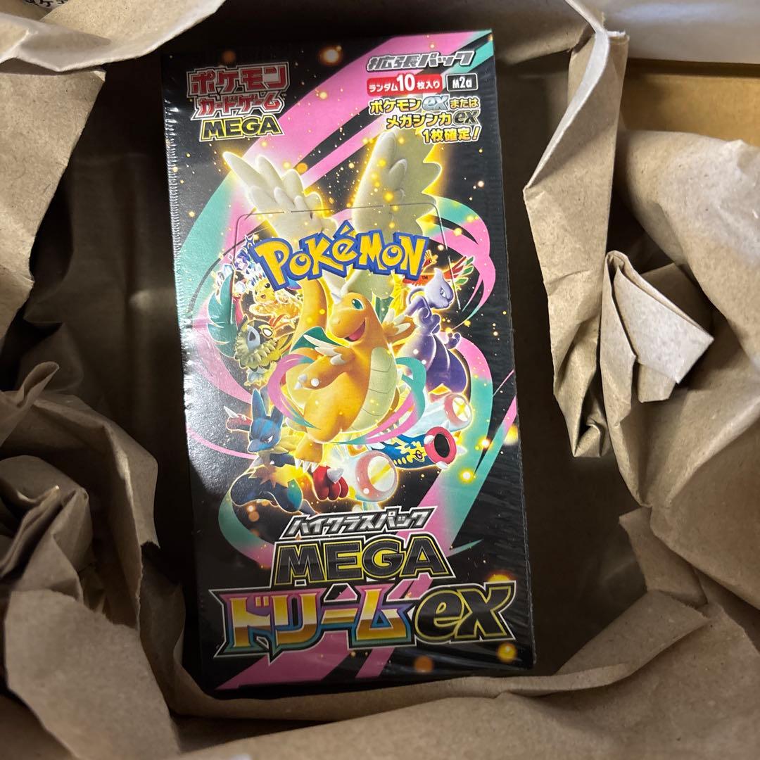 ポケモンカードゲーム MEGA ドリームEX未開封 シュリンク付きポケセン産