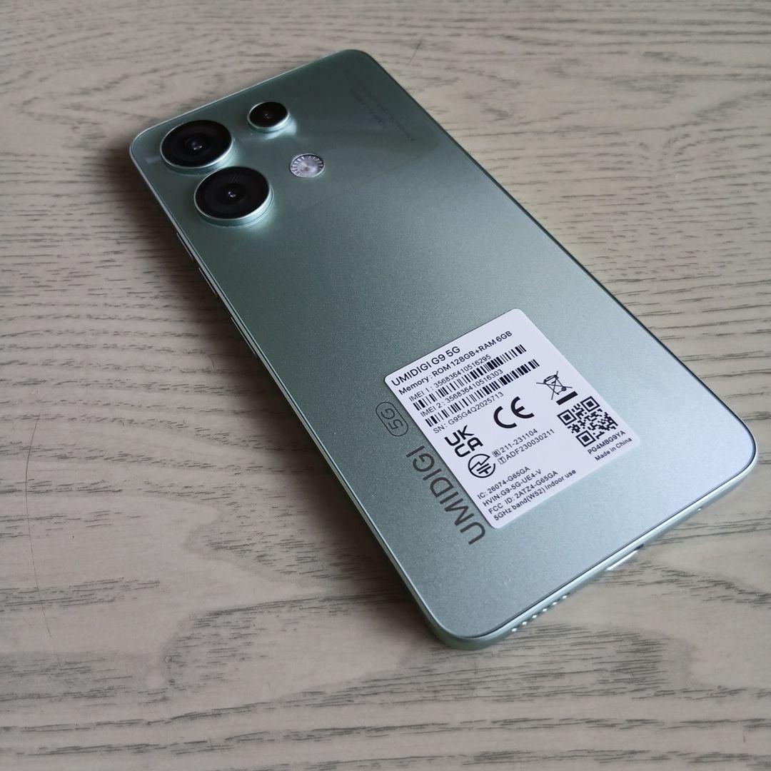 UMIDIGI G9 5G 128GB 12GB RAM グリーン