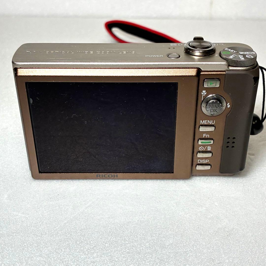 動作確認済み RICOH R10 ブラウン オールドコンデジ デジカメ