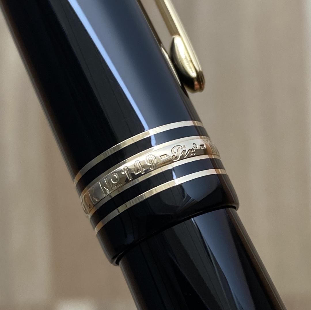 超美品　現行品 モンブラン 149 18K 中字 Au750 吸入式 万年筆