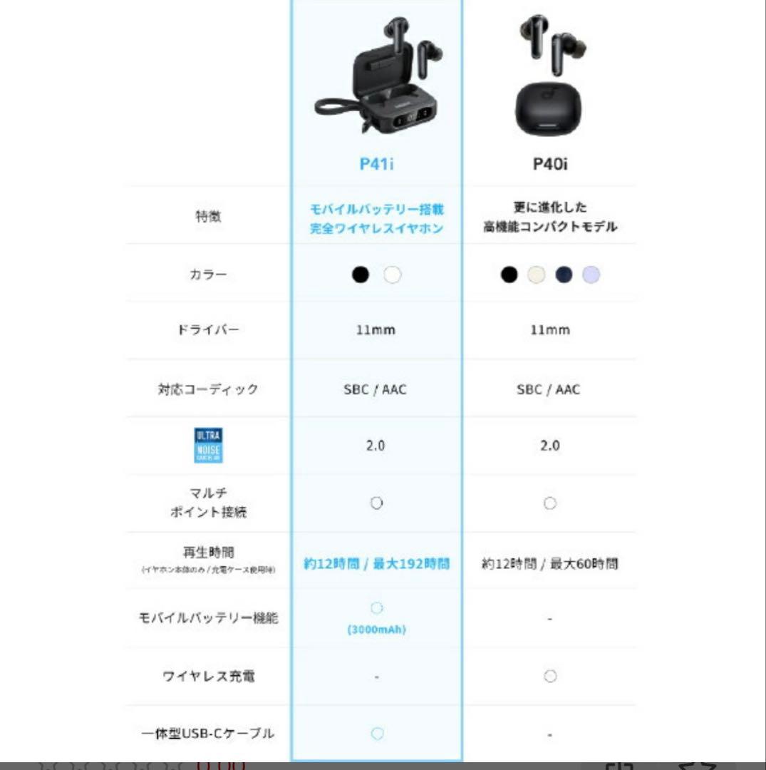 soundcore P41i 完全ワイヤレスイヤホン
