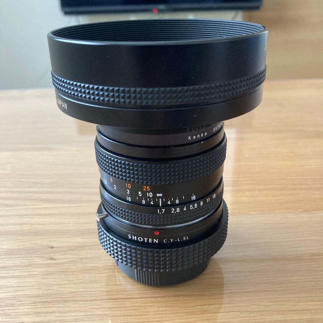 【付属品多数】Contax Planar 50mm F1.7 単焦点レンズ