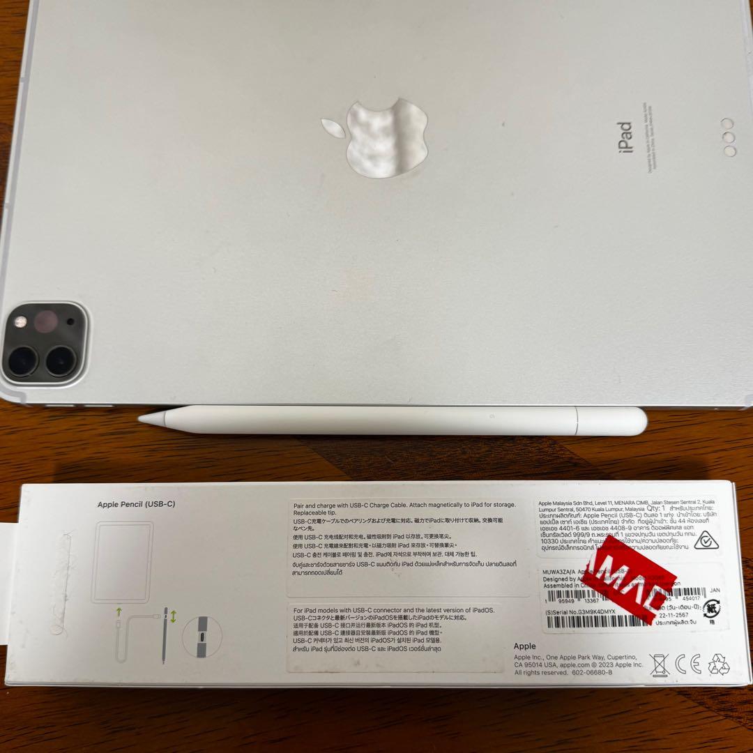Apple Pencil (USB-C充電)純正タブレット対応☆ほぼ新品