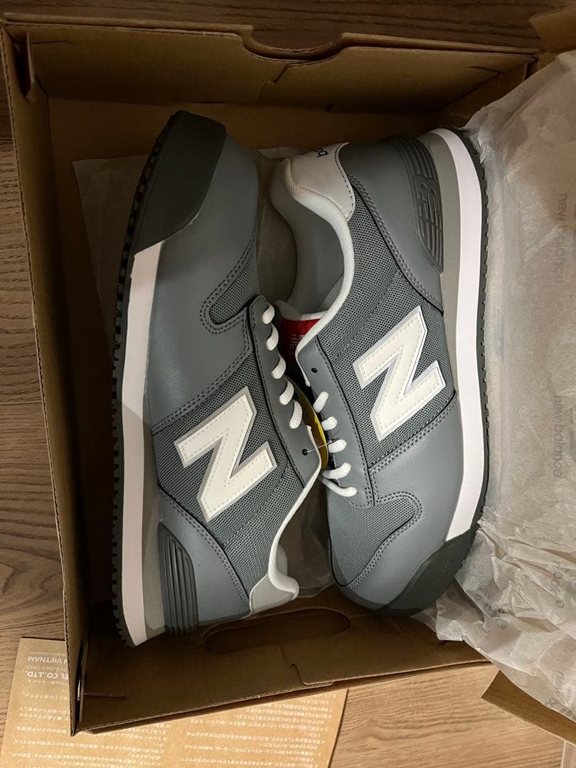 New Balance 安全靴 グレー タグ付き26.0㎝
