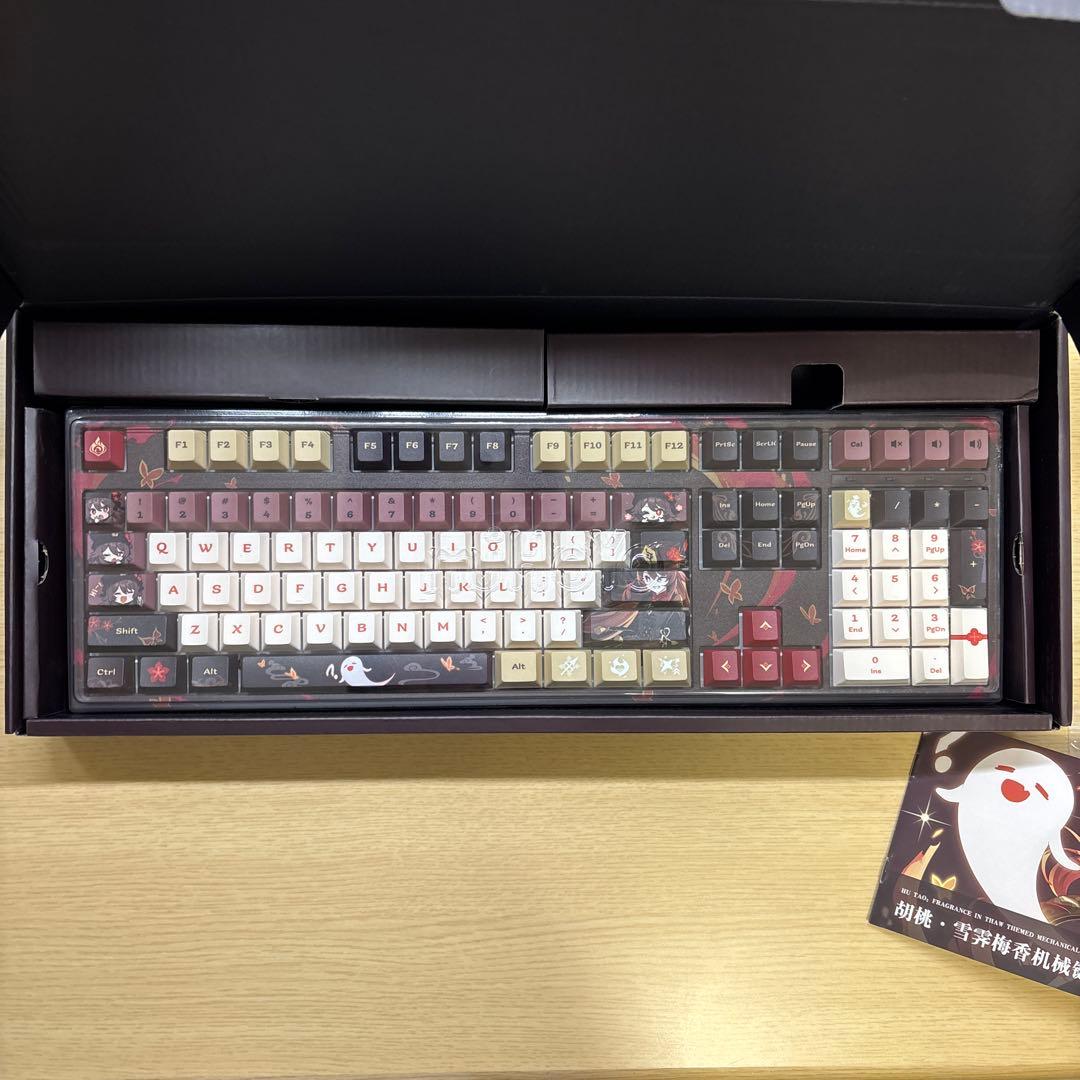 原神胡桃雪晴梅香Ver. メカニカル キーボードセット