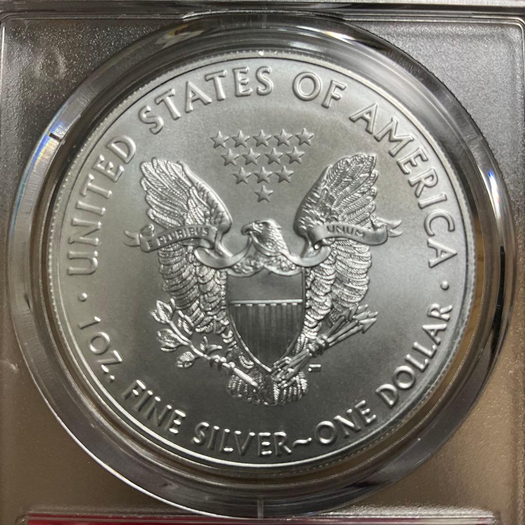 【新品】イーグル銀貨 Eagleトランプ大統領 2020 PCGS MS70