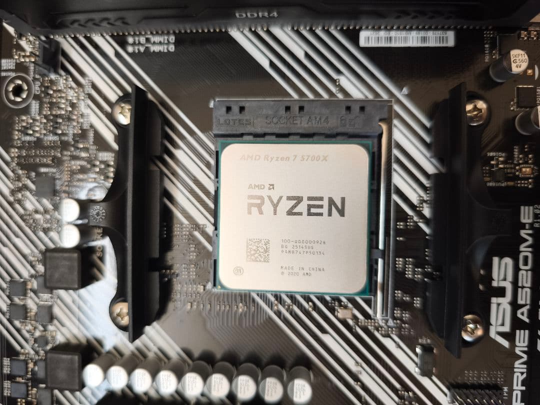 ryzen7 5700x、メモリ、マザーボード　m.2 1tb 4点セット