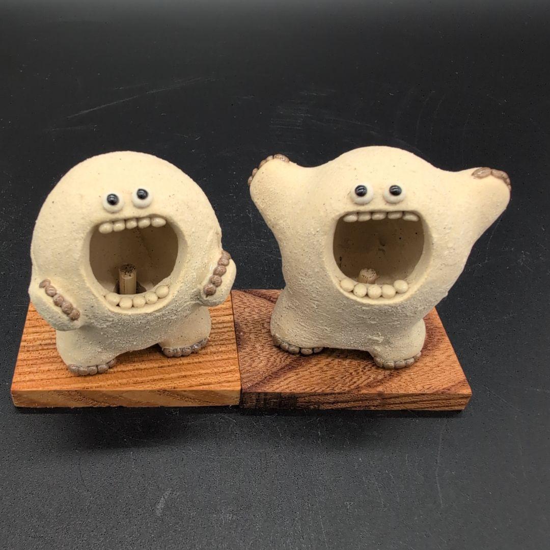 【新品未使用】癒し 雪男 (白) セット 陶器 美濃焼