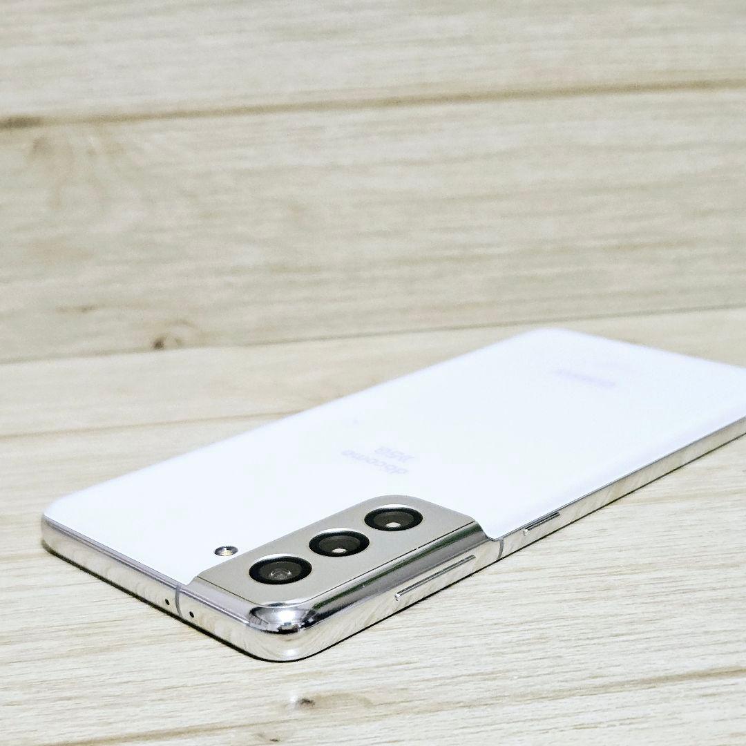 極美品 動作品 SIMフリー Galaxy S21 5G ホワイト SC-51B
