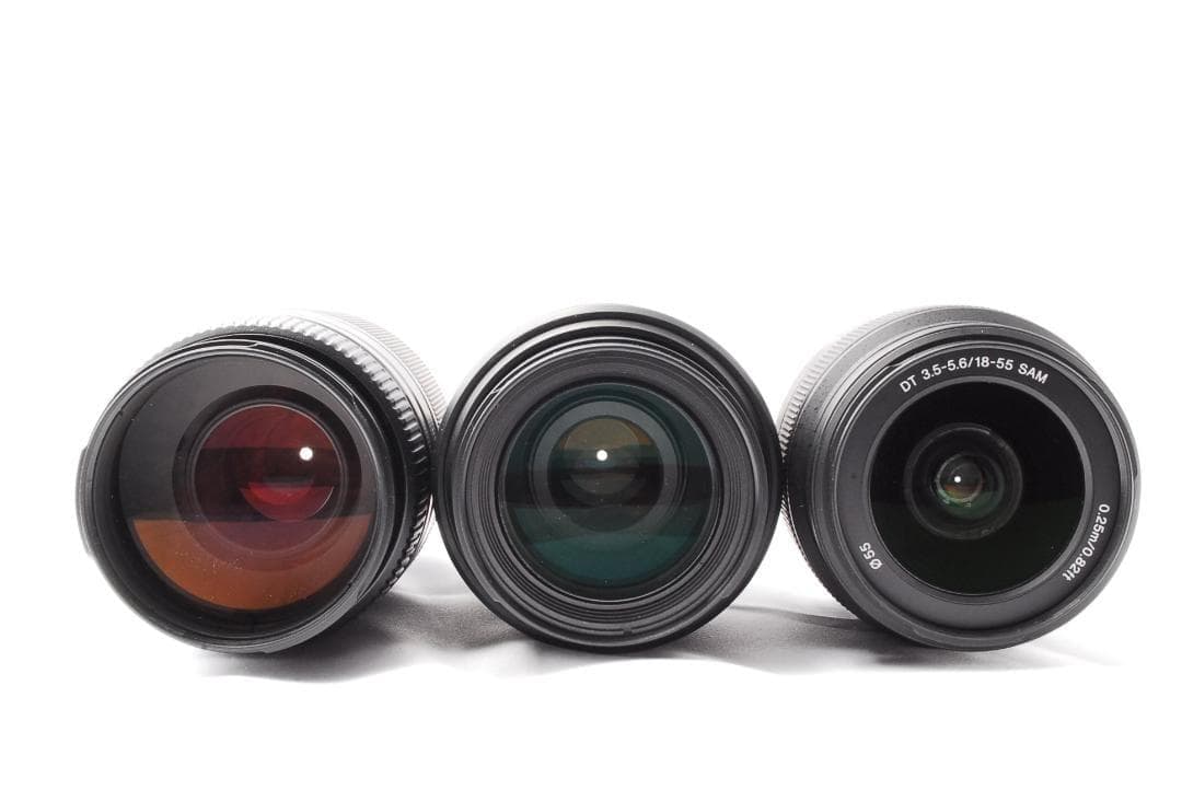 超豪華✨高速連射 SONY α65 トリプルレンズセット 超高画質 初心者