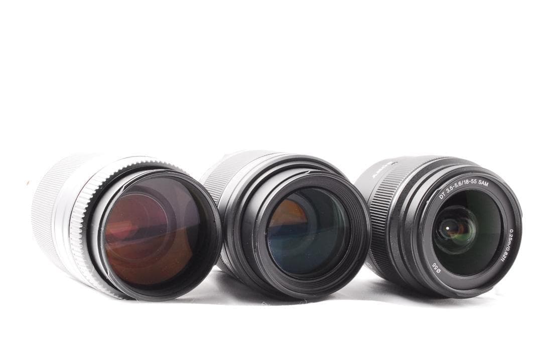 超豪華✨高速連射 SONY α65 トリプルレンズセット 超高画質 初心者