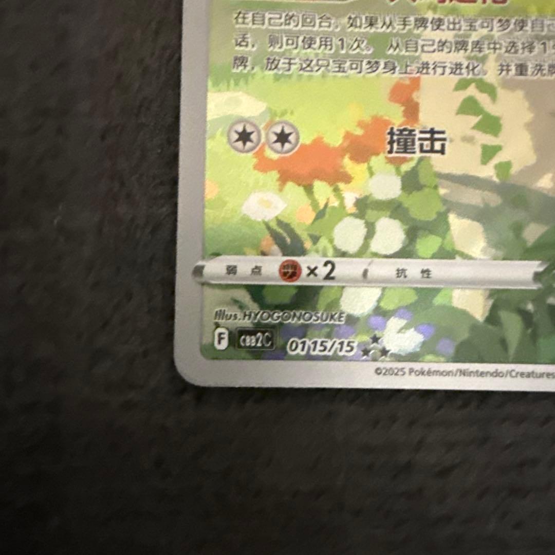 ポケモンカード 中国限定　イーブイ　AR 宝石包vol.2美品匿名配送02