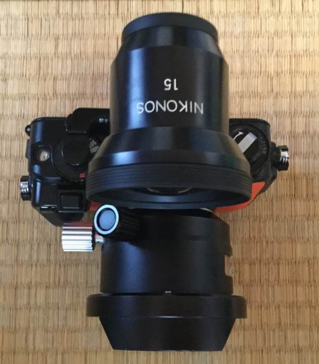 Nikon vに15mm  lens とView finder 付き　新同
