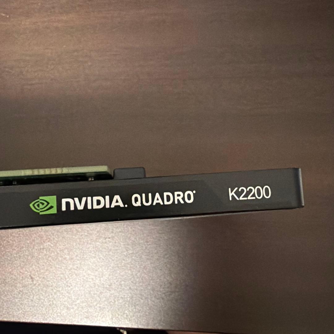NVIDIA Quadro K2200 グラフィックボード2台（動作品）