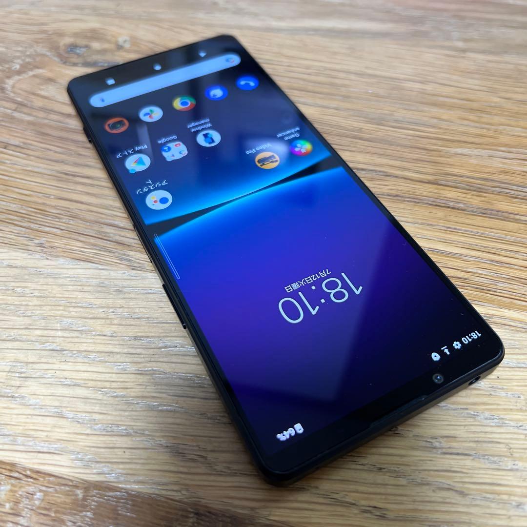 23490 cSONY Xperia 1 IV 256GB ブラック SOG06