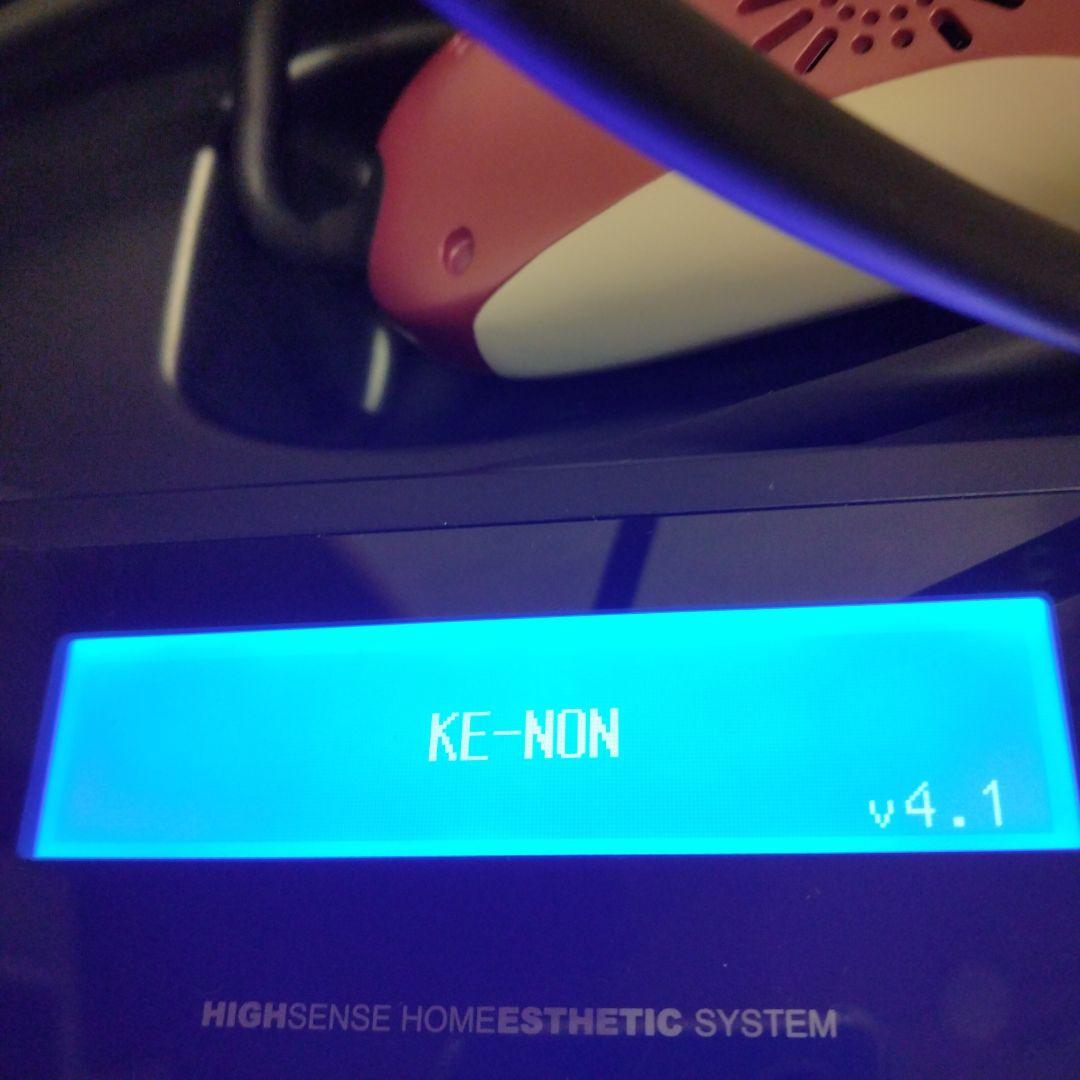 【美品】Ke-non 脱毛器 ver.4.1 未使用 ラージ カートリッジ付き！