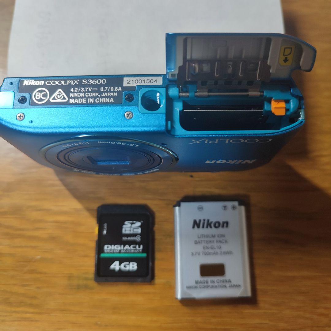 デジタルカメラ Nikon COOLPIX S-3600