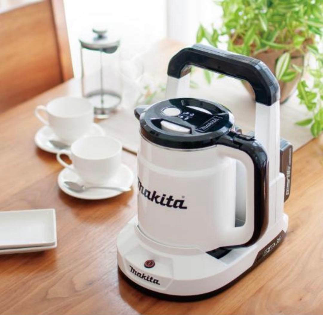 【超美品】マキタ KT360DZW 電気ケトル 0.8L ホワイト