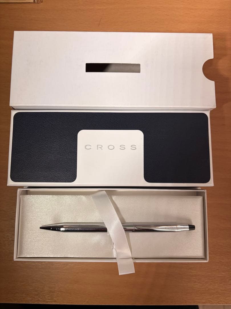 CROSS クラシックセンチュリー 光沢クローム シャープペンシル専用ケース付き