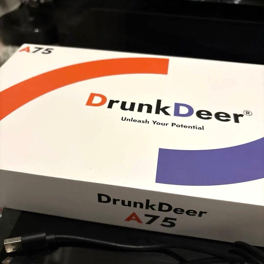 【美品】DrunkDeer A75 ラピッドトリガー メカニカルキーボード