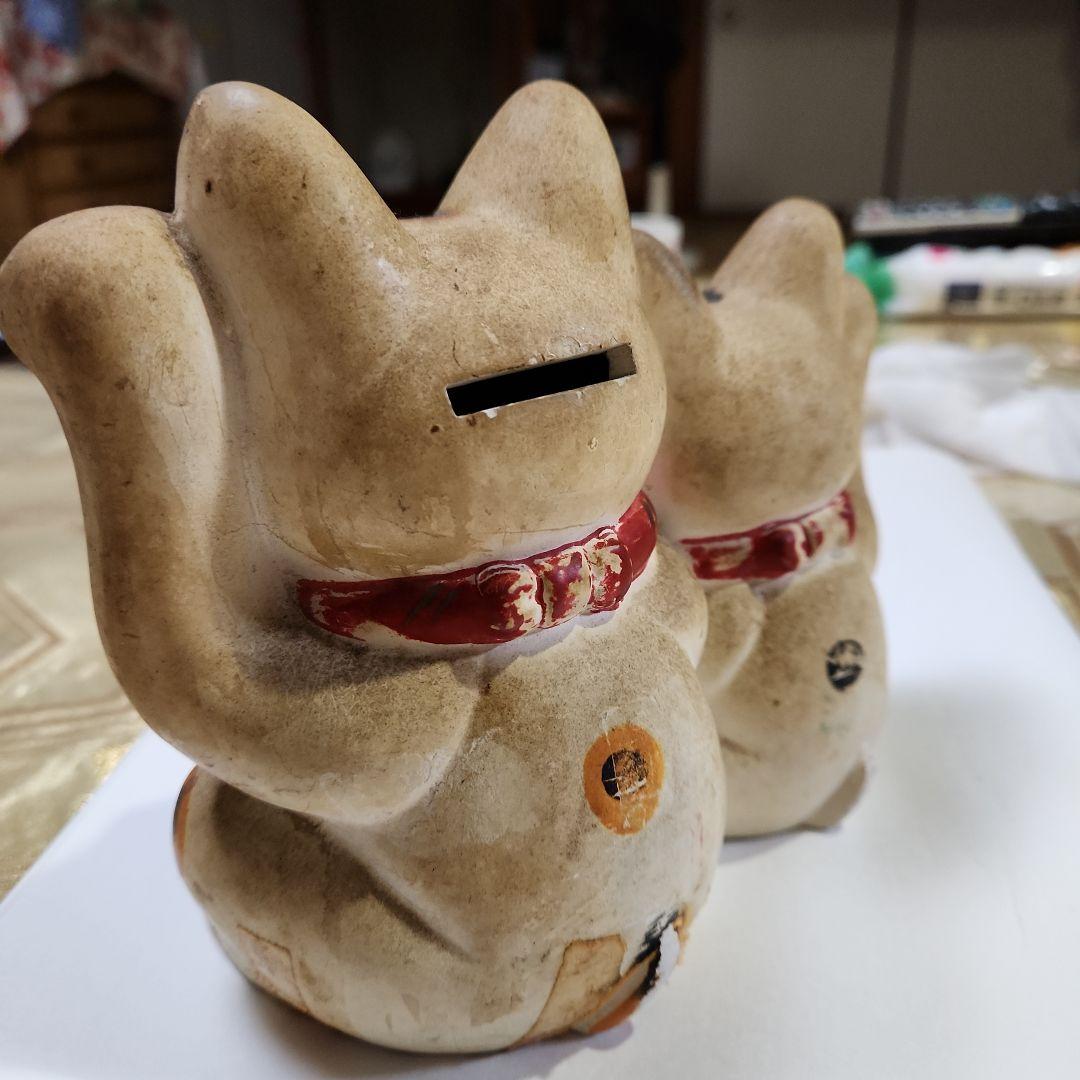 招き猫　夫婦猫
