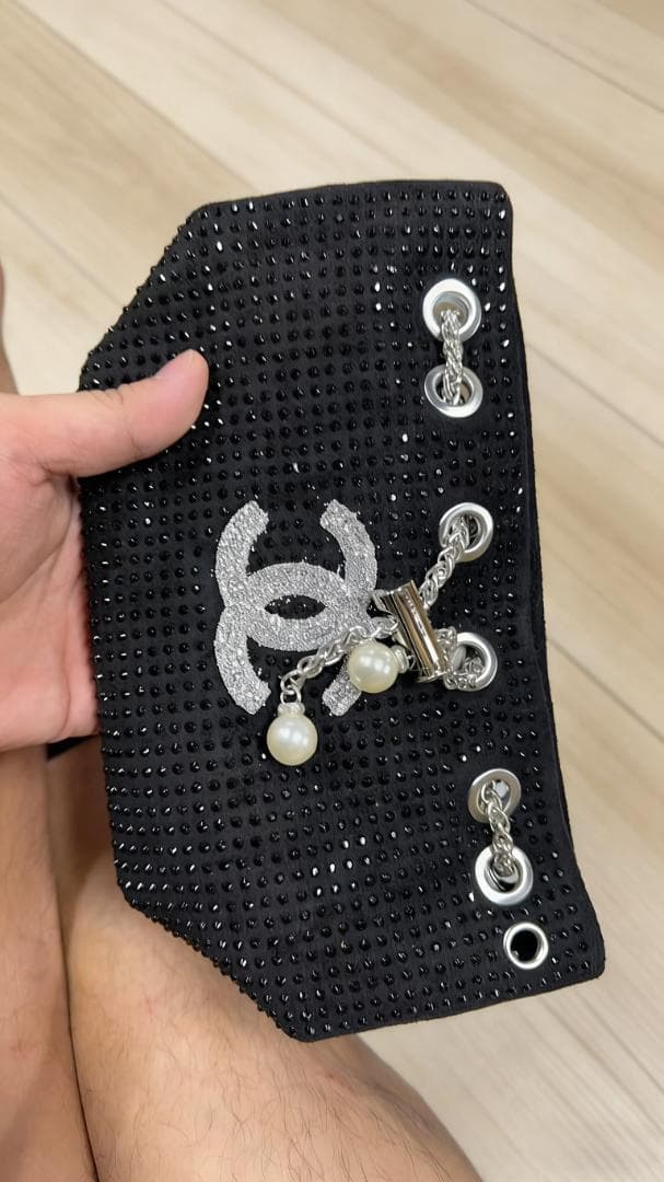 【最終値下げCHANEL シャネル ノベルティ 巾着 ショルダーバッグ キラキラ
