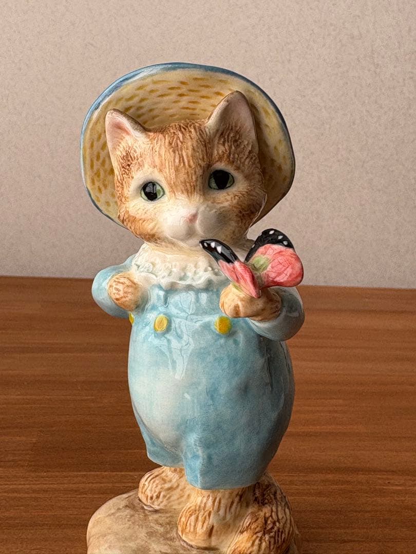 ビアトリクス・ポター　子猫のトム　フィギュリン　Border Fine Arts