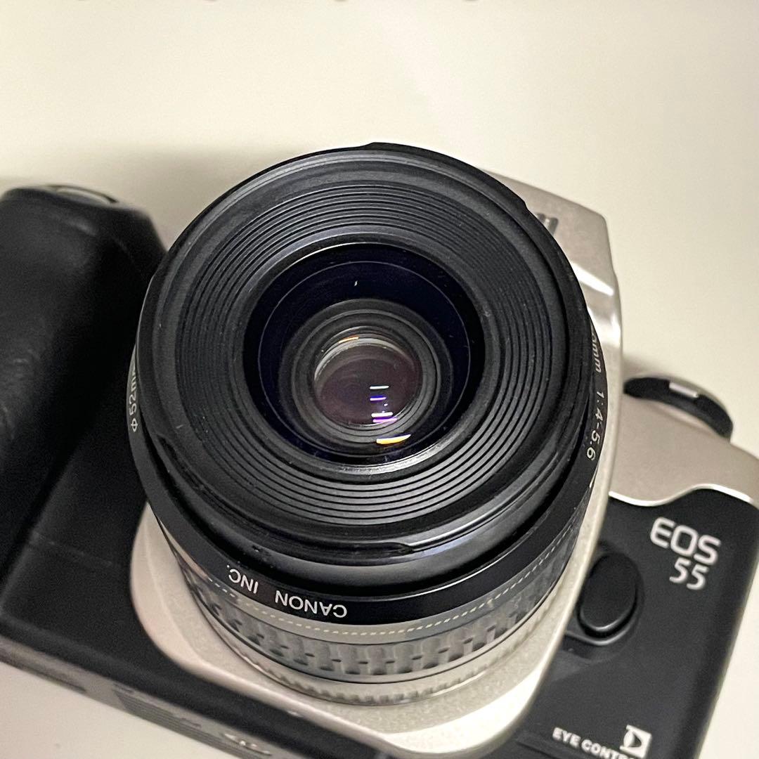 ☆ジャンク品 Canon EOS 55 フィルム一眼レフカメラ レンズセット