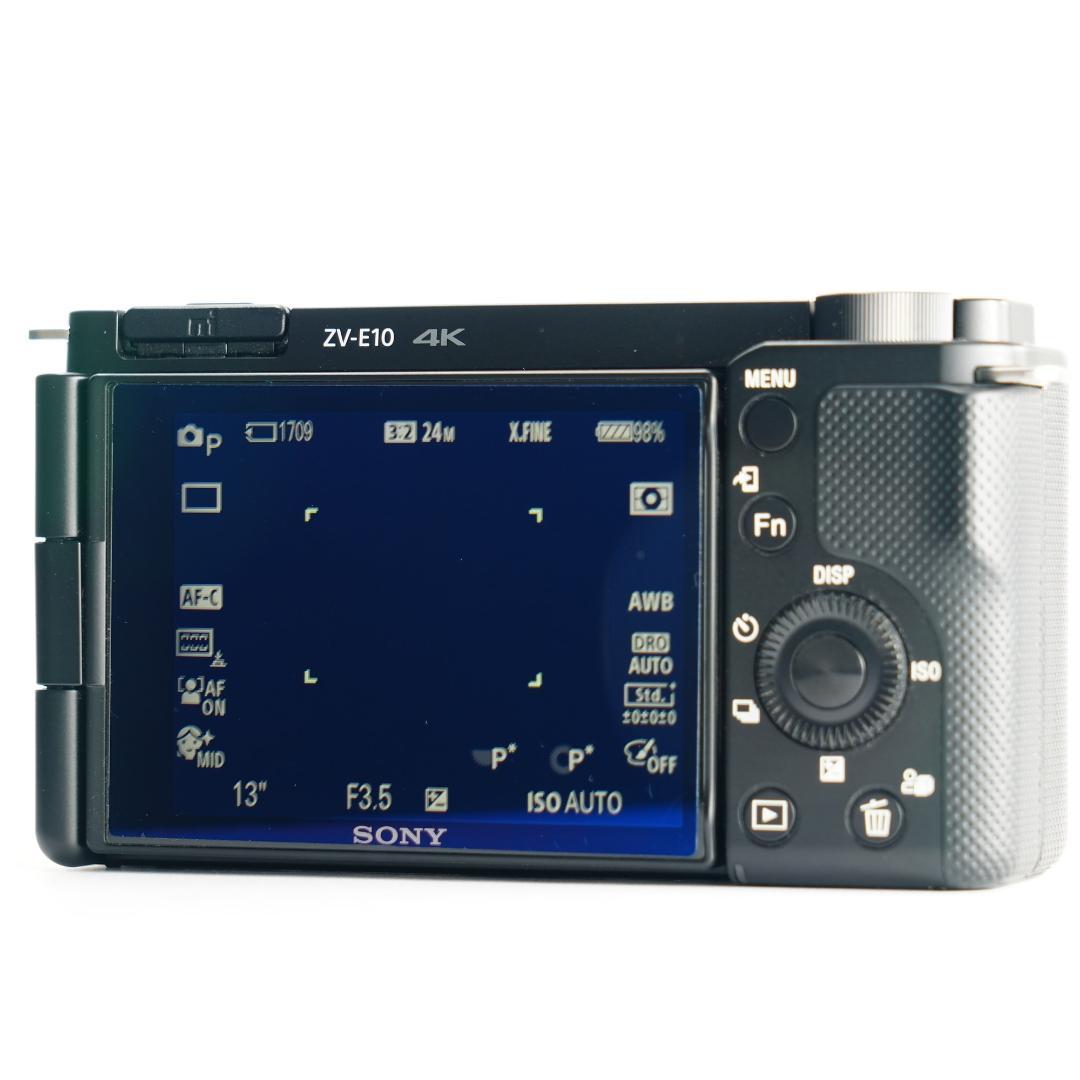SONY ZV-E10 レンズキット 新品級 α6400よりこっち 4K 372