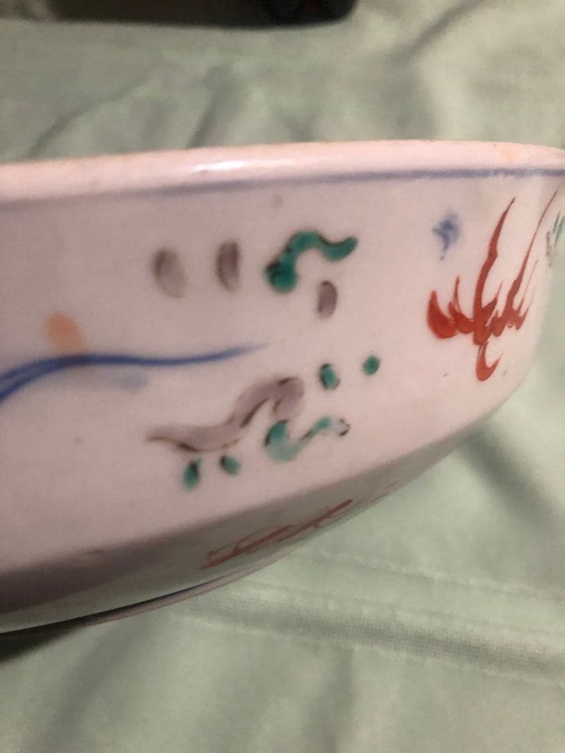 古伊万里焼 大皿 直径27.6cm 伝統模様 状態良好 送料込み